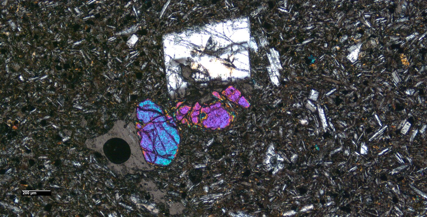 Microfotografía petrográfica 1